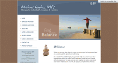 Desktop Screenshot of michaelhughestherapy.com